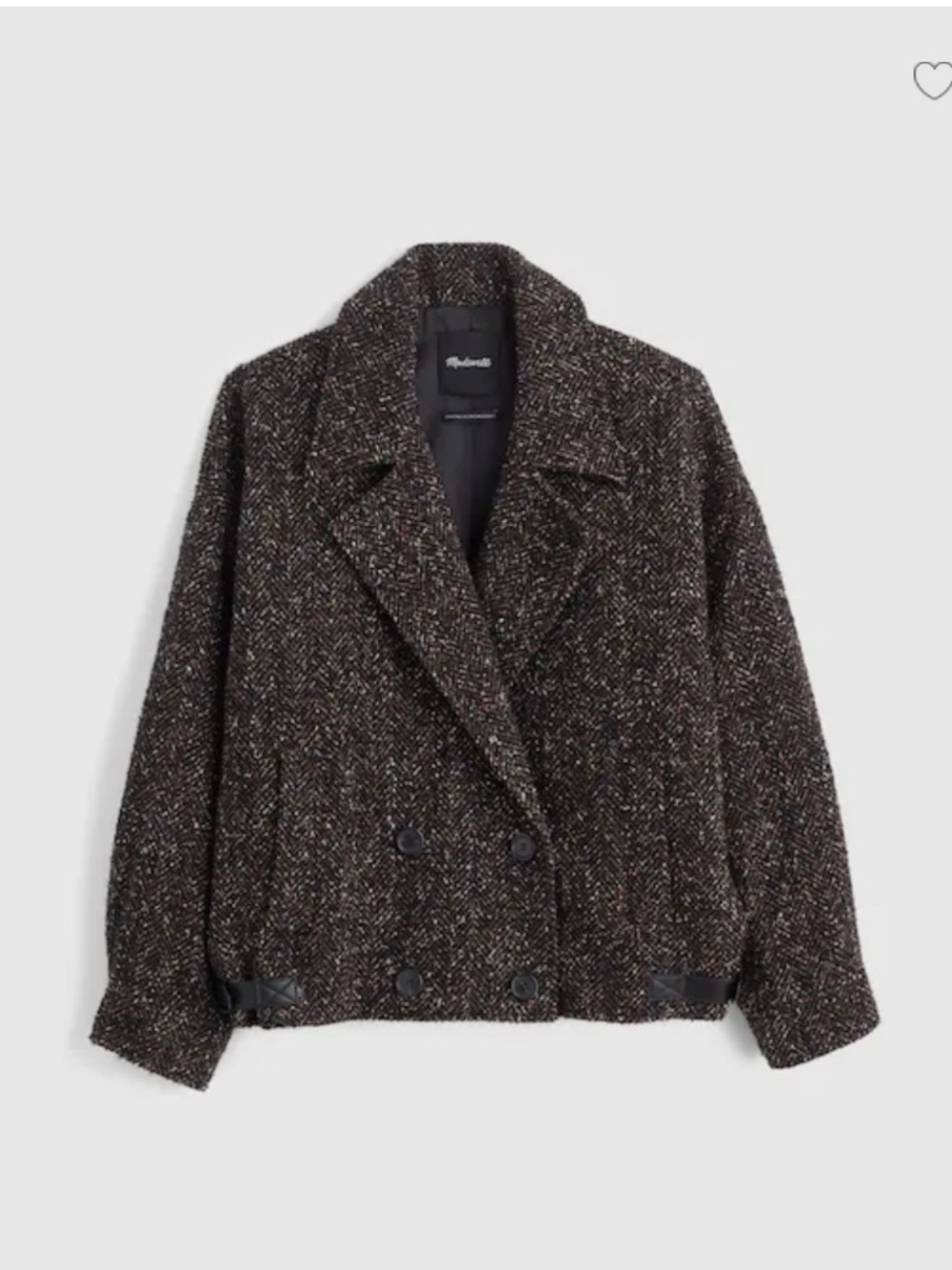 Madewell double breasted peacoat